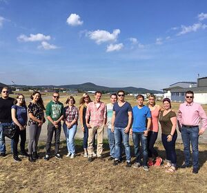 Besuch der Mendiger Jungen Union auf dem Flugplatz Mendig