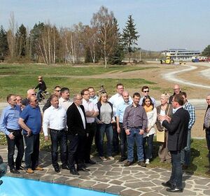 Besuch der Mendiger CDU auf dem Flugplatz Mendig & Reginarisbrunnen