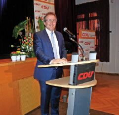 Stadtbürgermeisterkandidat der CDU Joachim Plitzko